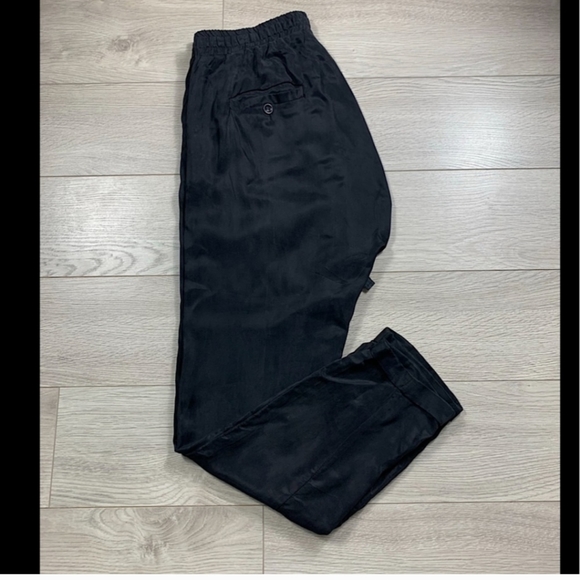 NOA NOA Black High Rise Cuffed Hem Trouser Pants - Picture 4 of 12